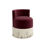 Clover Fringe Vanity Chair