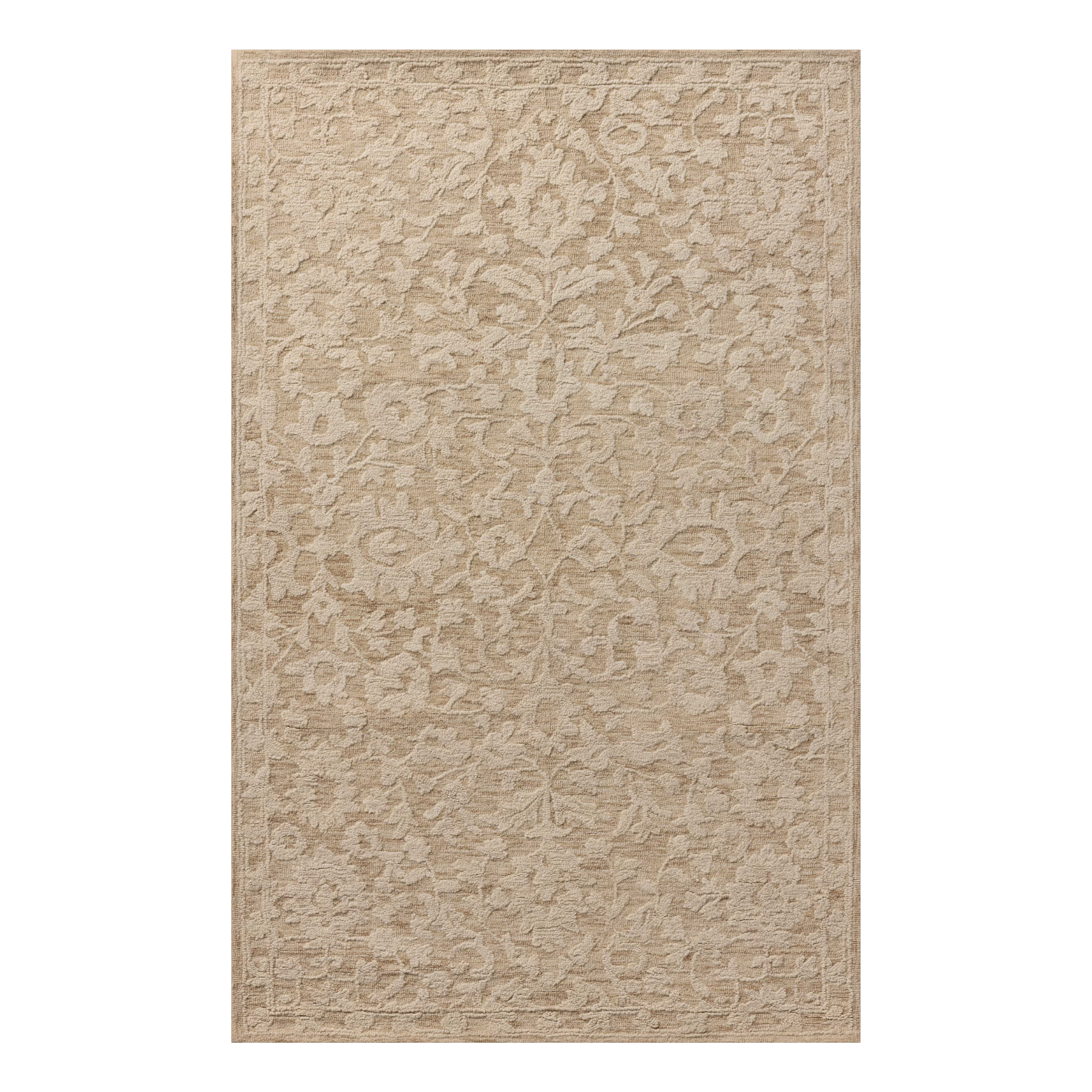 Loloi Prudence Clay / Ivory Rug Rugs Loloi 18" x 18" sample