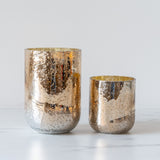 Balsam & Cedar Metallic Finish Candle - Rug & Weave