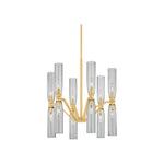 Harpswell Chandelier LIGHTING - chandelier Hudson Valley Lighting Aged Brass Small
