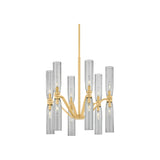 Harpswell Chandelier LIGHTING - chandelier Hudson Valley Lighting Aged Brass Small