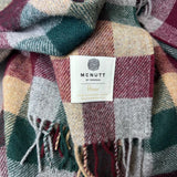 Traditional Holiday Check Wool Blanket blanket McNutt