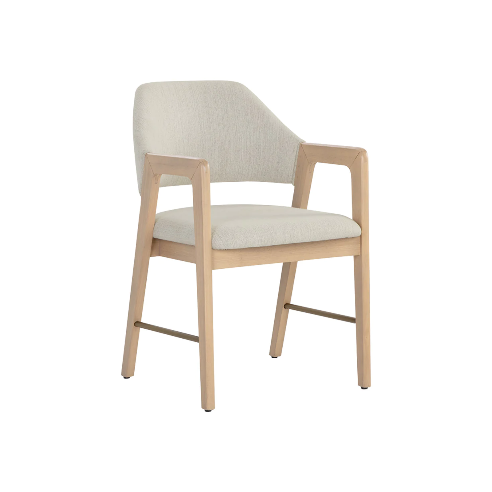 Maria Dining Armchair, Mina Ivory