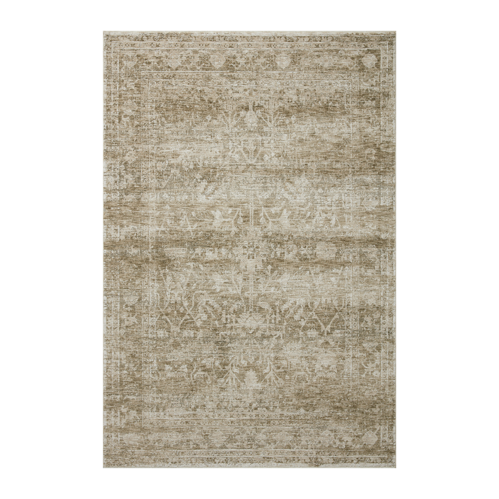Amber Lewis x Loloi Honora Khaki / Beige Rug 0-patterned rugs Loloi 18" x 18" Sample