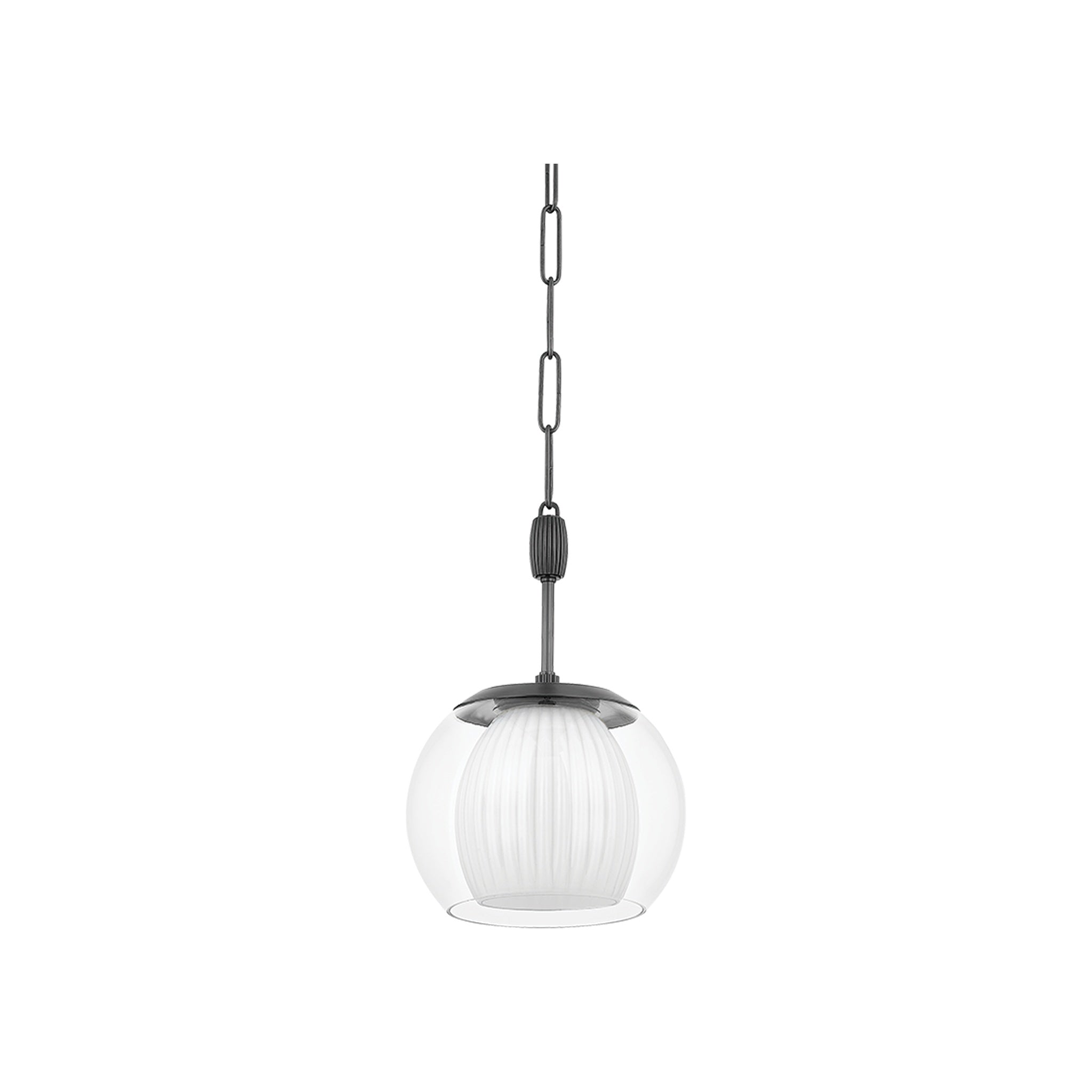 Clementon Pendant, Distressed Bronze Small