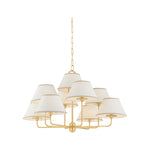 Durland Chandelier LIGHTING - Chandelier Hudson Valley Lighting Aged Brass Small