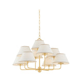 Durland Chandelier LIGHTING - Chandelier Hudson Valley Lighting Aged Brass Small