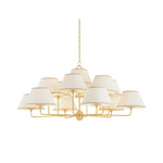 Durland Chandelier LIGHTING - Chandelier Hudson Valley Lighting Aged Brass Medium