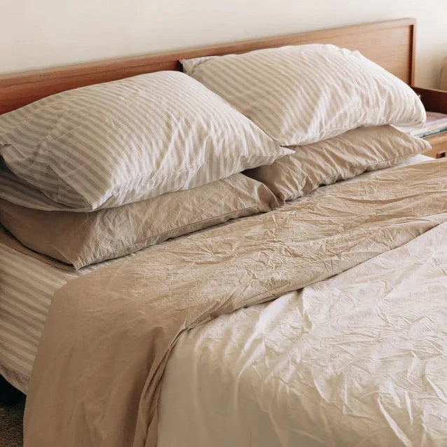 Turkish Cotton Pillow Case Fitted Sheet House of Jude