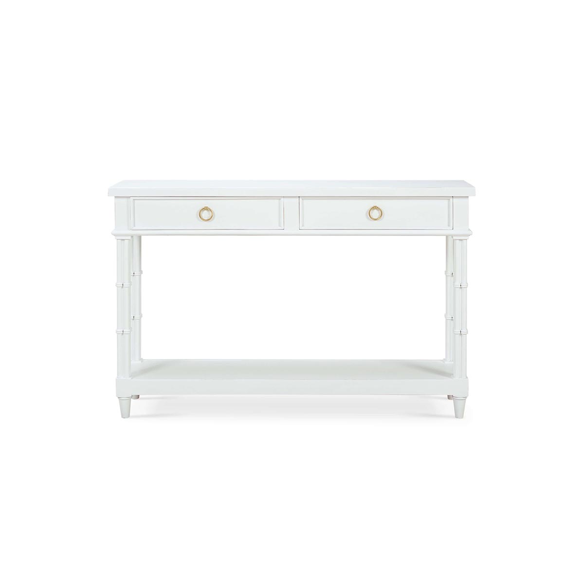 Farren Small Console FURNITURE - console table Bramble Architectural White