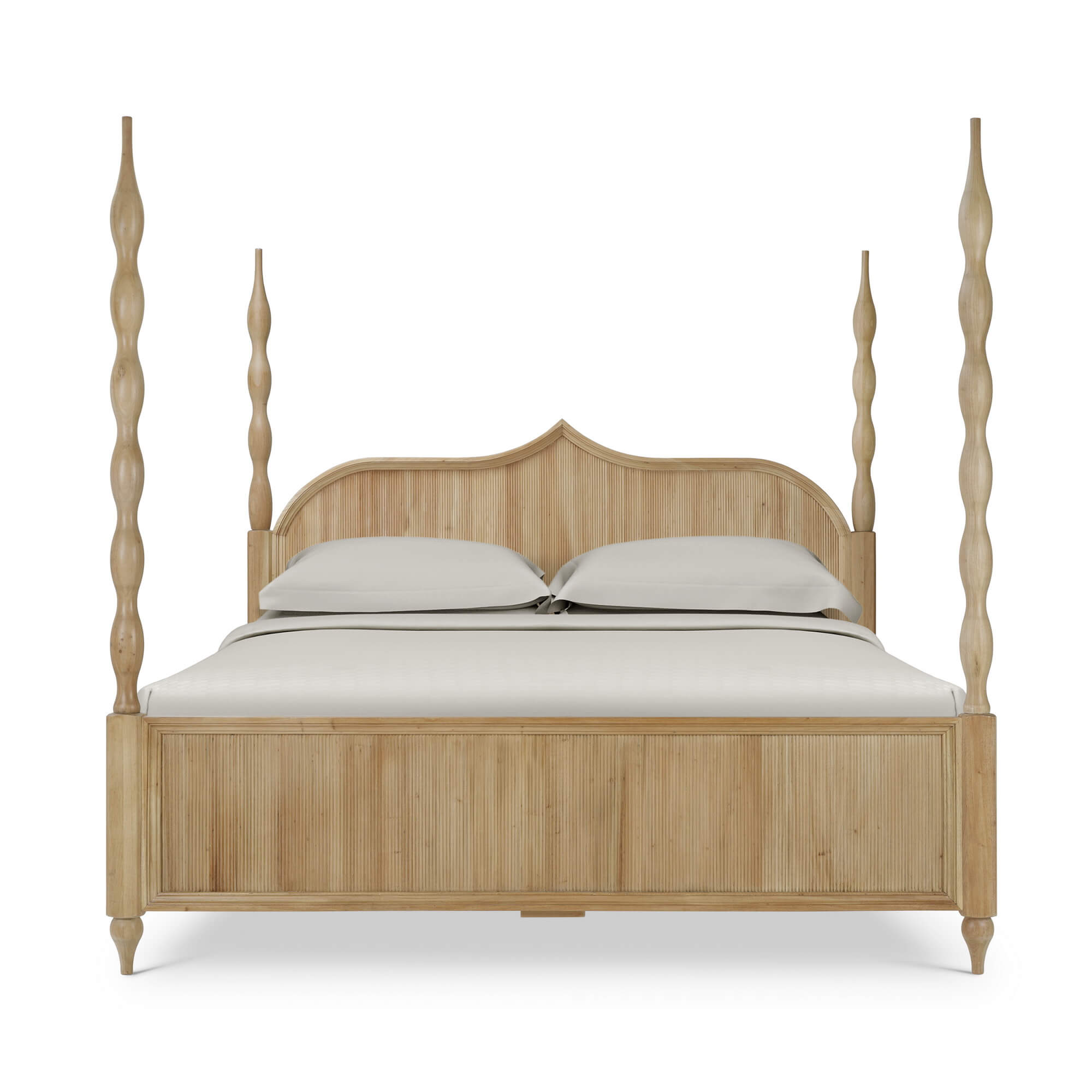 Brigley Wooden Back Bed FURNITURE - beds Bramble King