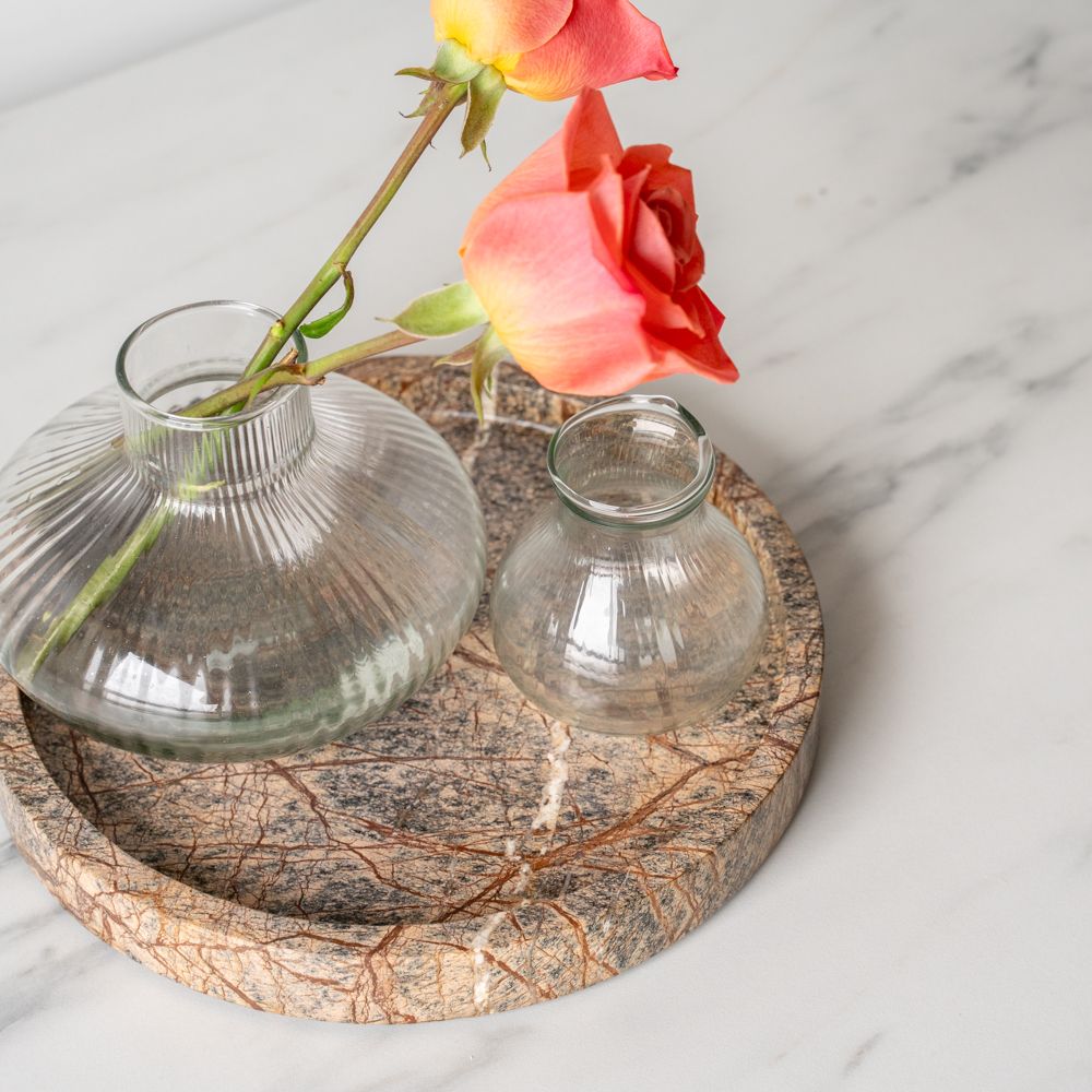 Brown Marble Tray - Rug & Weave