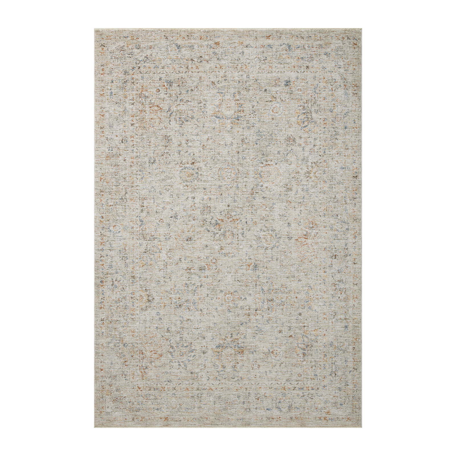 Amber Lewis x Loloi Honora Bone / Multi Rug 0-patterned rugs Loloi 18" x 18" Sample