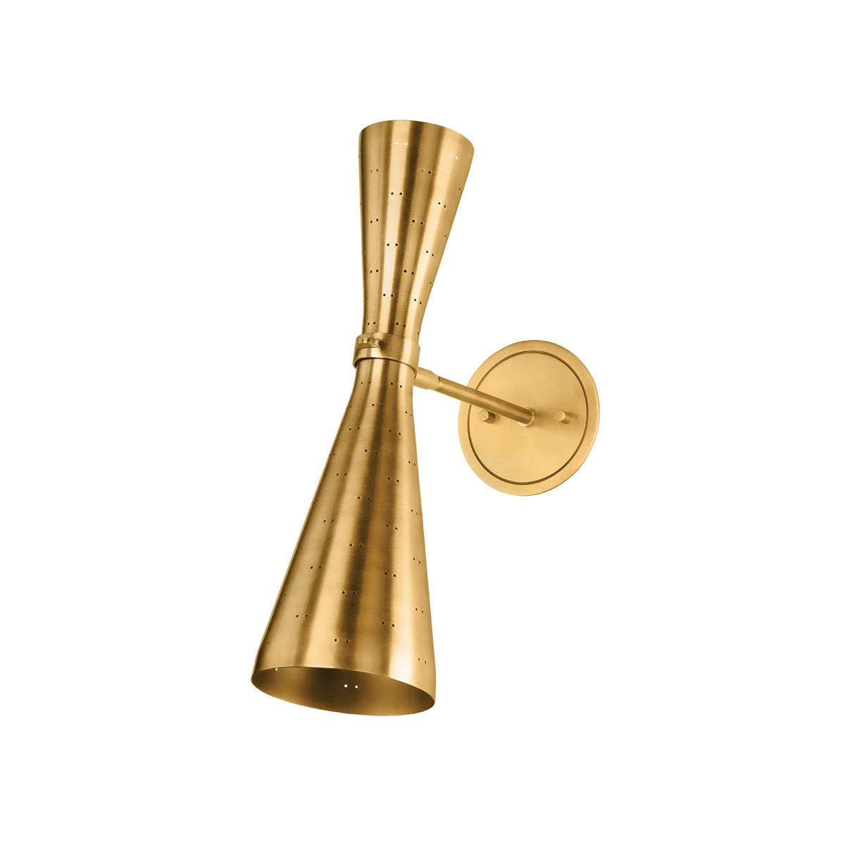 Allanton Wall Sconce, Aged Brass