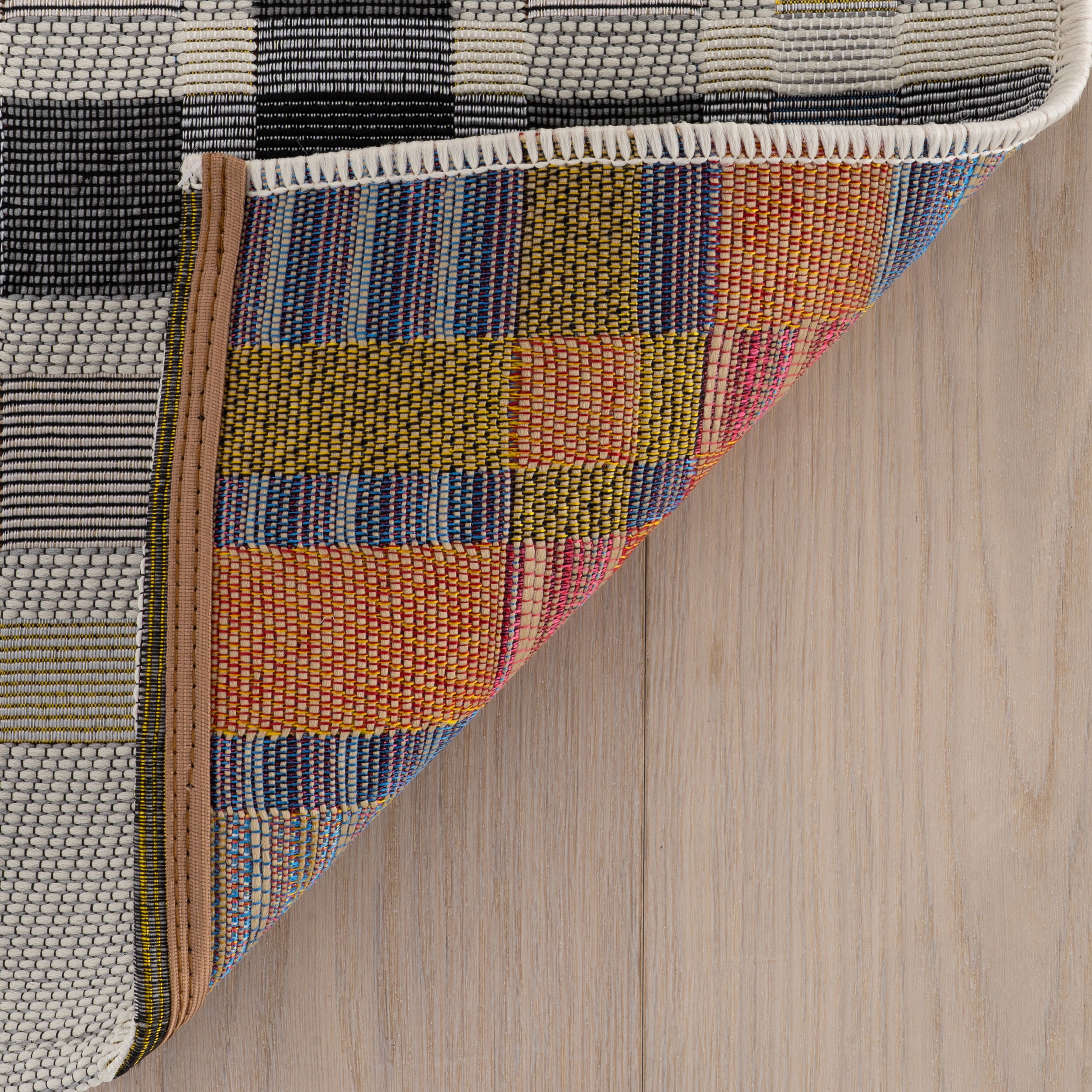 Mesael Modern Plaid Indoor Rug RUGS - synthetic Dash & Albert