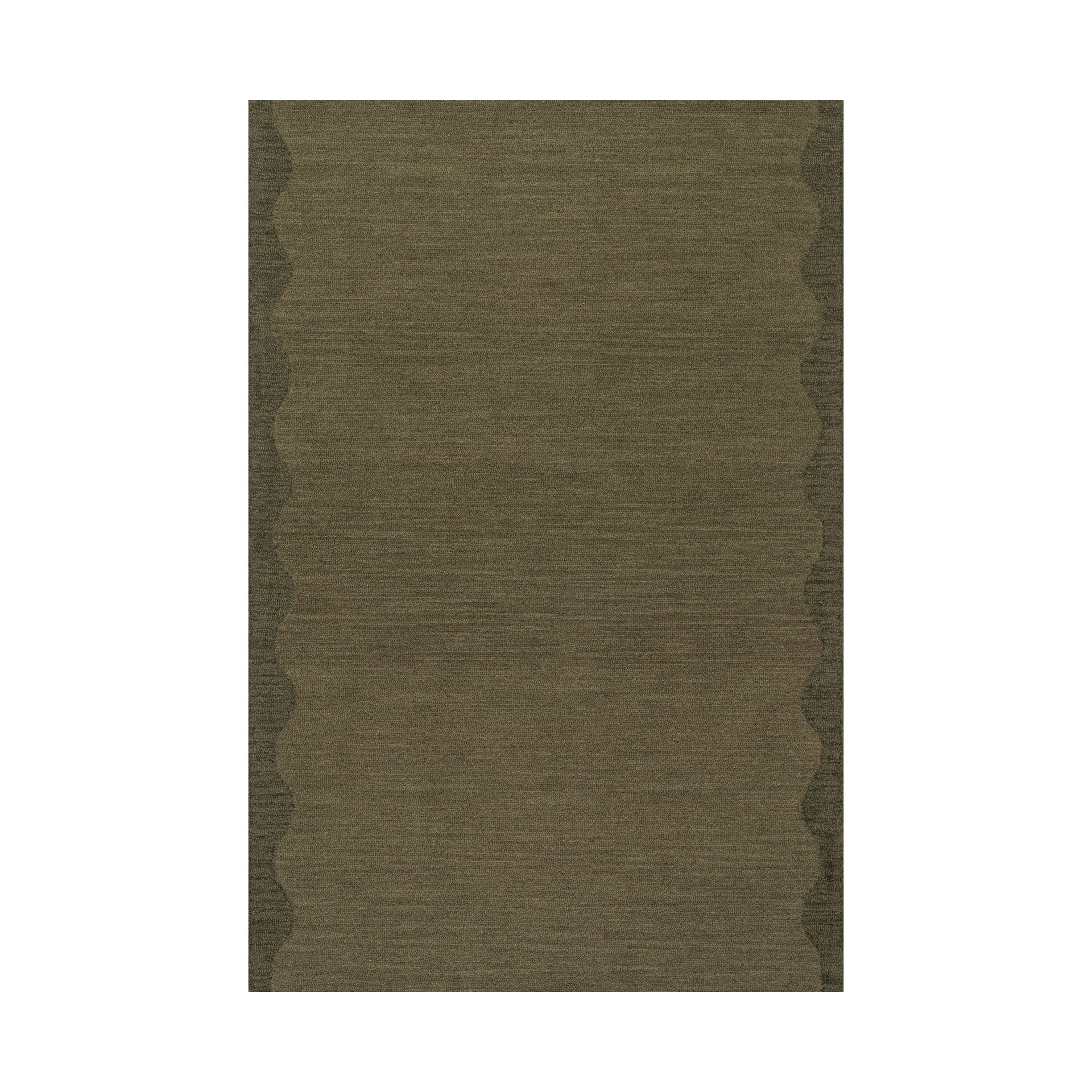 Nate Berkus Ondine Solid Wool Cozy Area Rug RUGS - wool Dash & Albert 4' x 5'