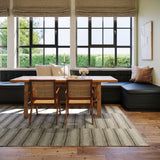 Nate Berkus Mateo Striped Wool Cozy Area Rug RUGS - wool Dash & Albert