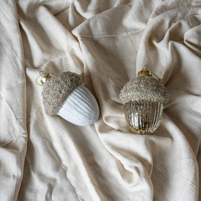 Glass Acorn Ornament - Rug & Weave
