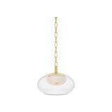 Moore Pendant LIGHTING - pendant Hudson Valley Lighting Aged Brass