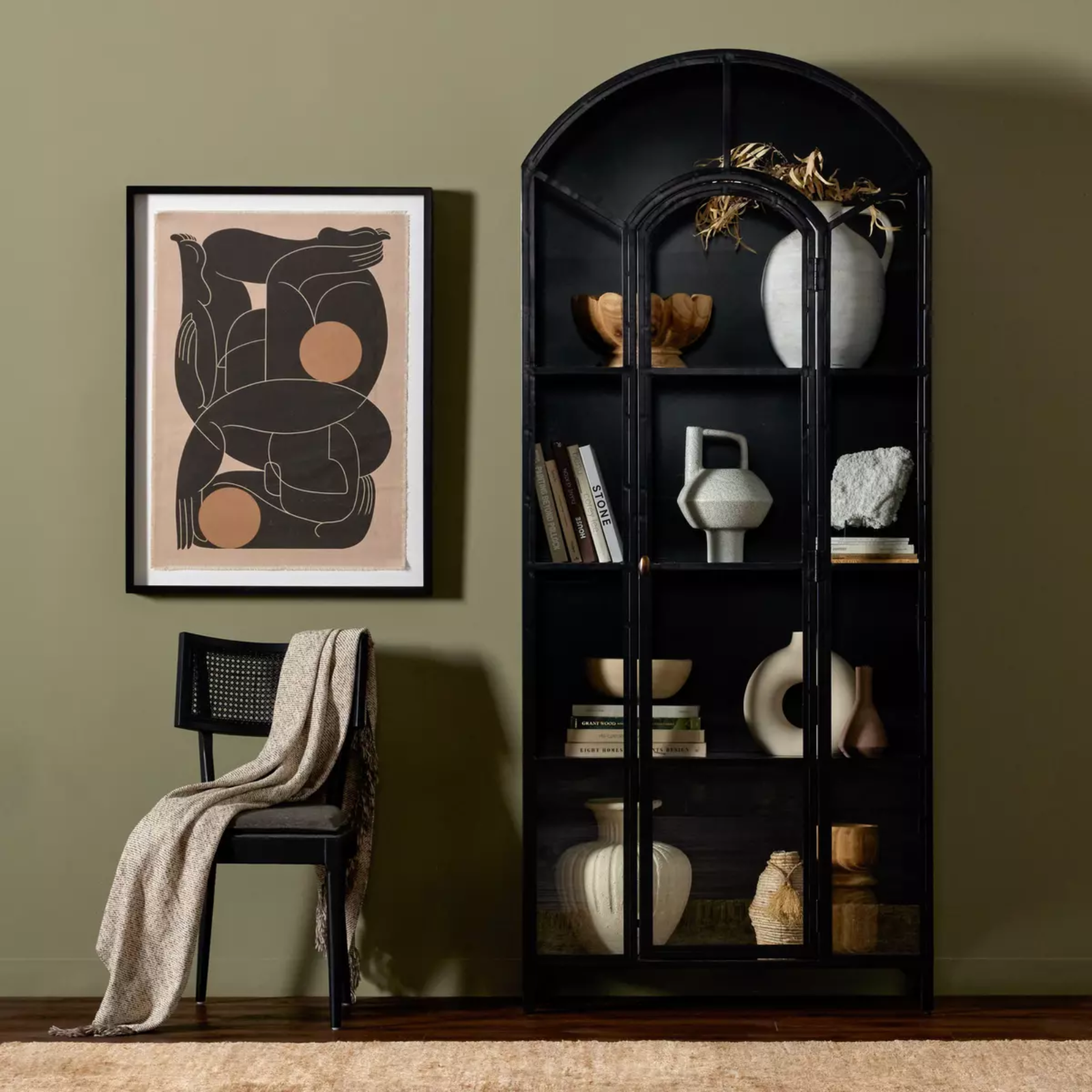 Beatty Metal Cabinet 7 - FURNITURE - bookcase/cabinet Four Hands