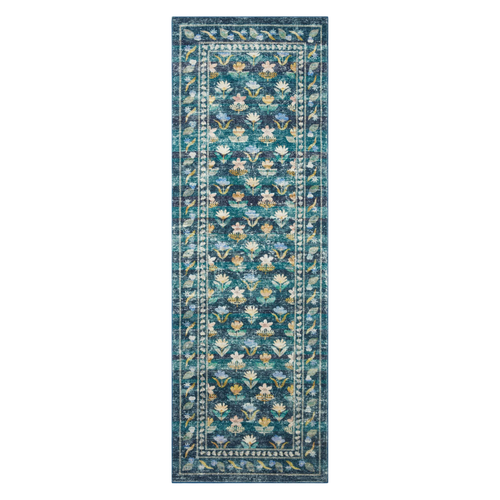 Rifle Paper Co. x Loloi Courtyard Hadley Emerald Rug – view 2