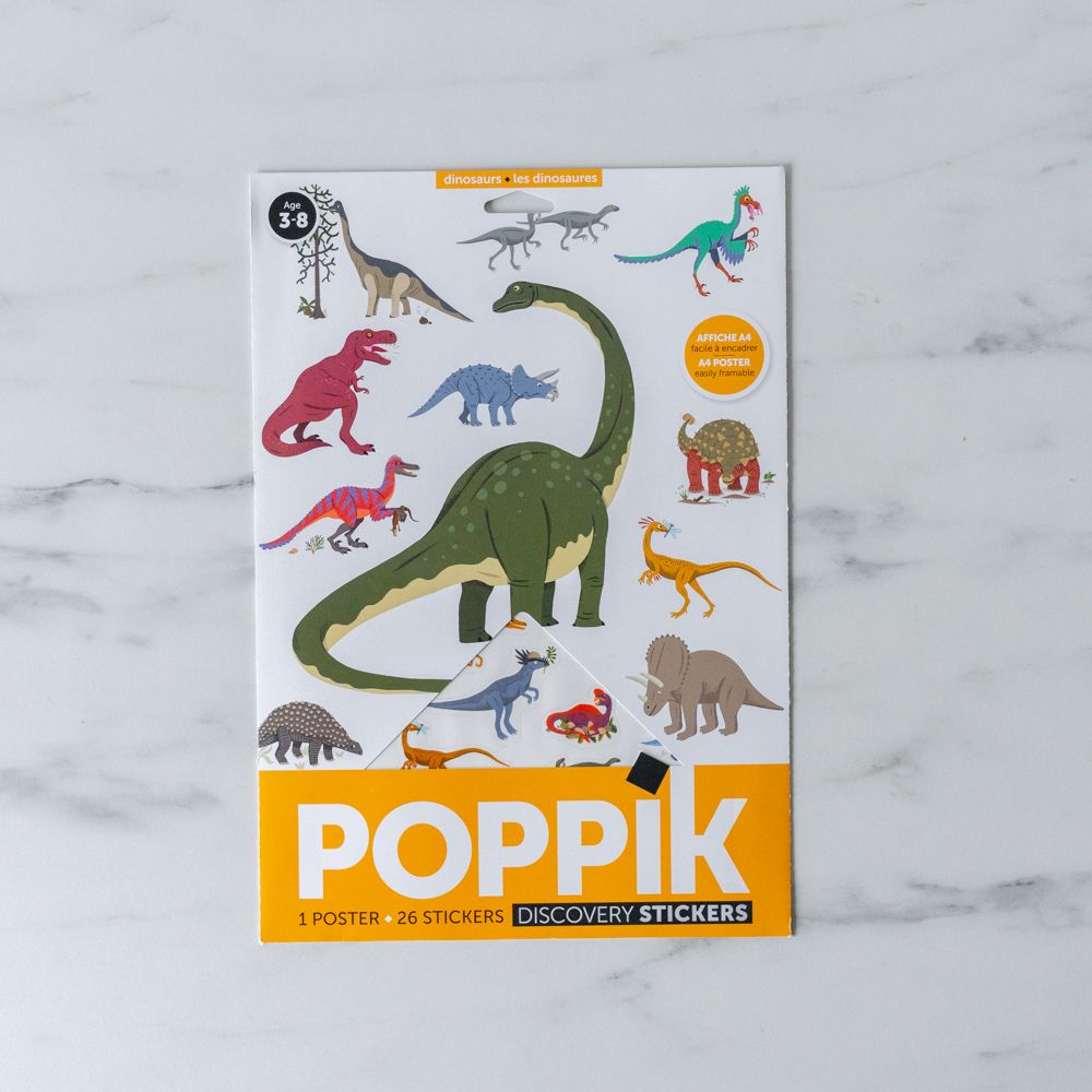 Dinosaurs Sticker Discovery Poster - Rug & Weave