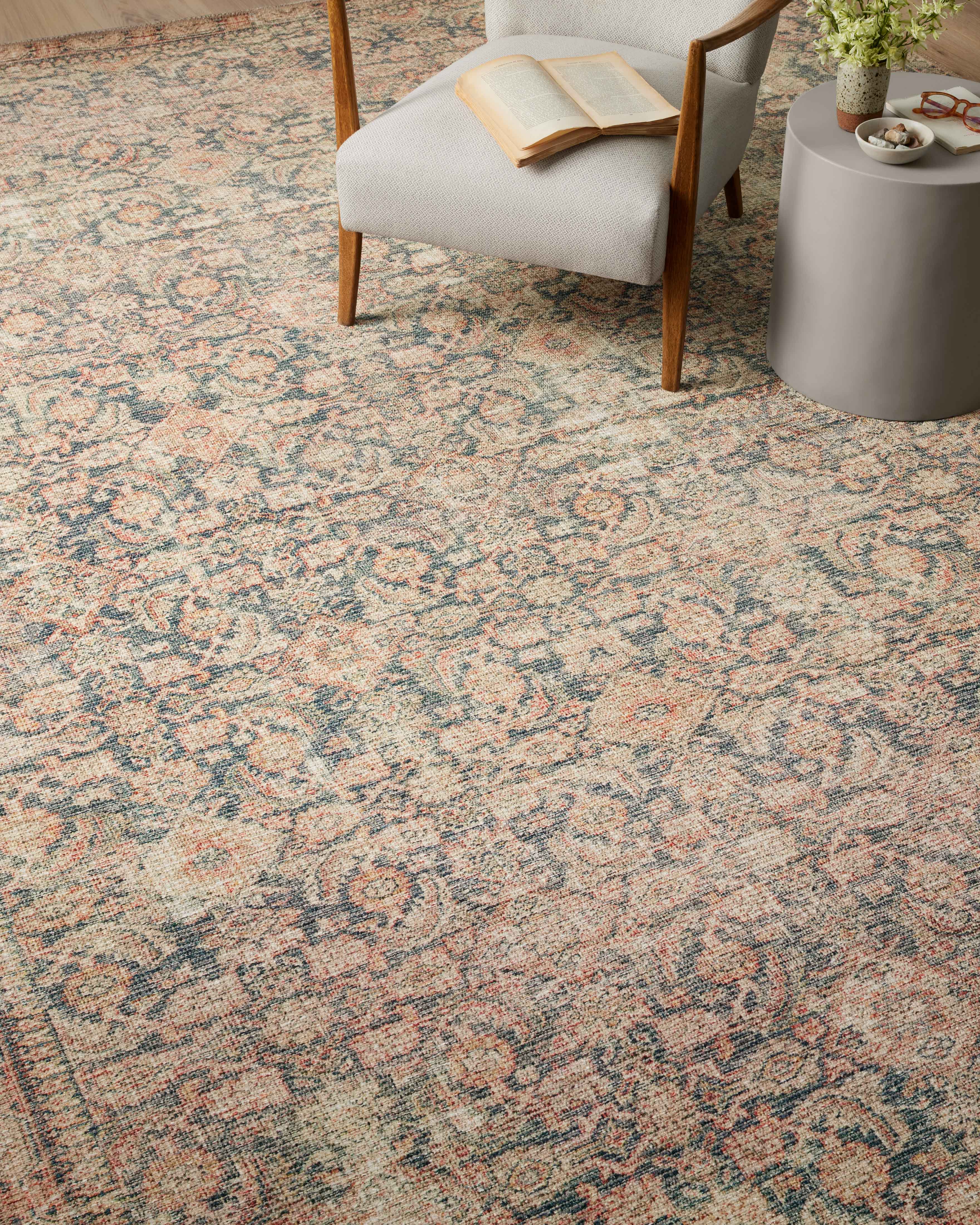 Angela Rose x Loloi Aubrey Navy/ Multi Rug 0-RUGS Loloi