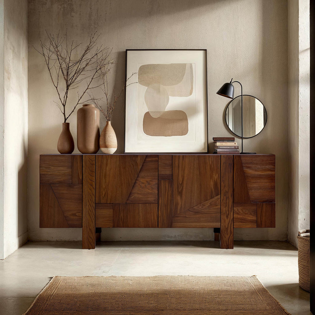 Abstract 4 Door Sideboard – view 2