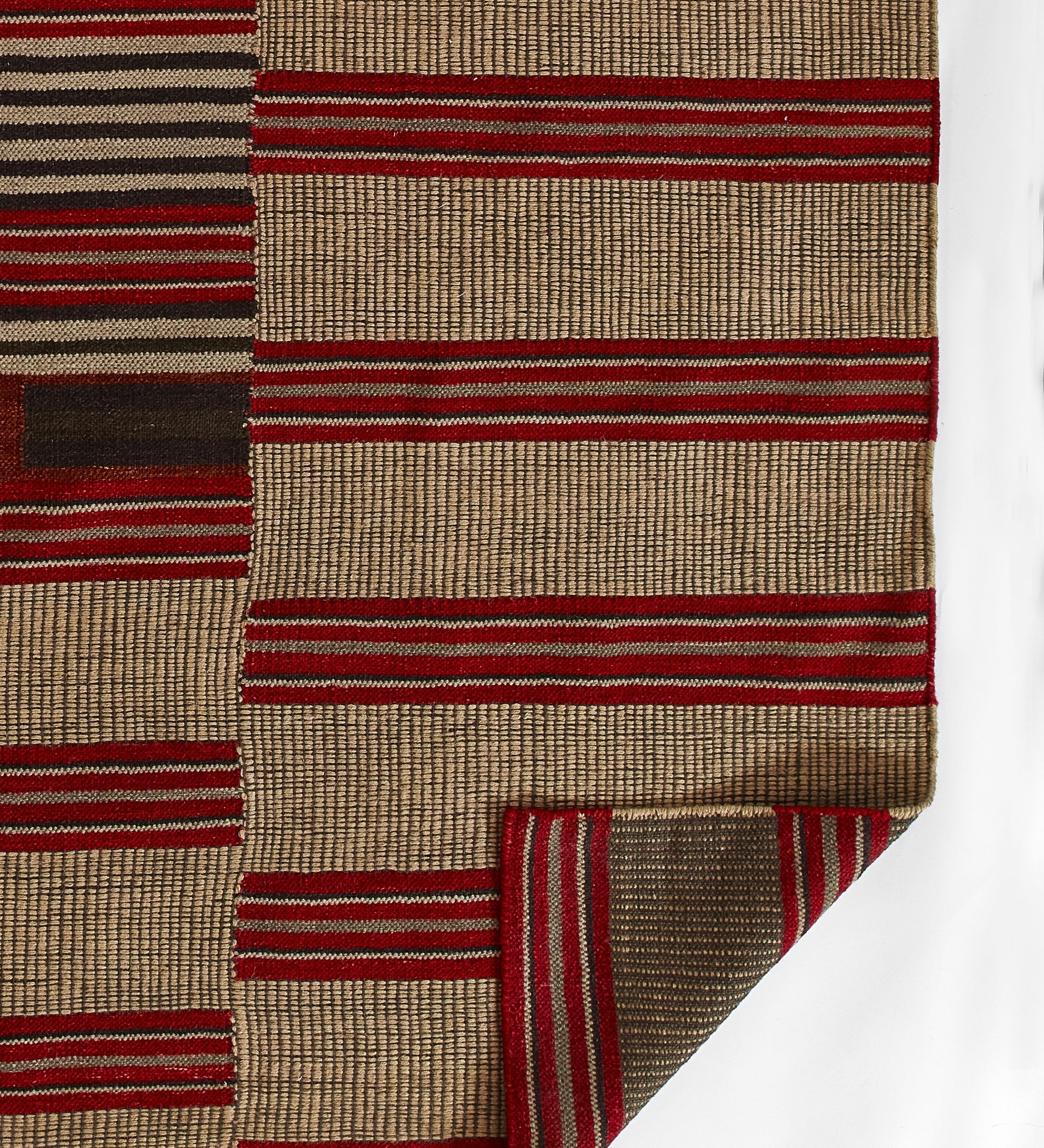 Alba Stripe Hand Woven Rug RUGS - wool Momeni