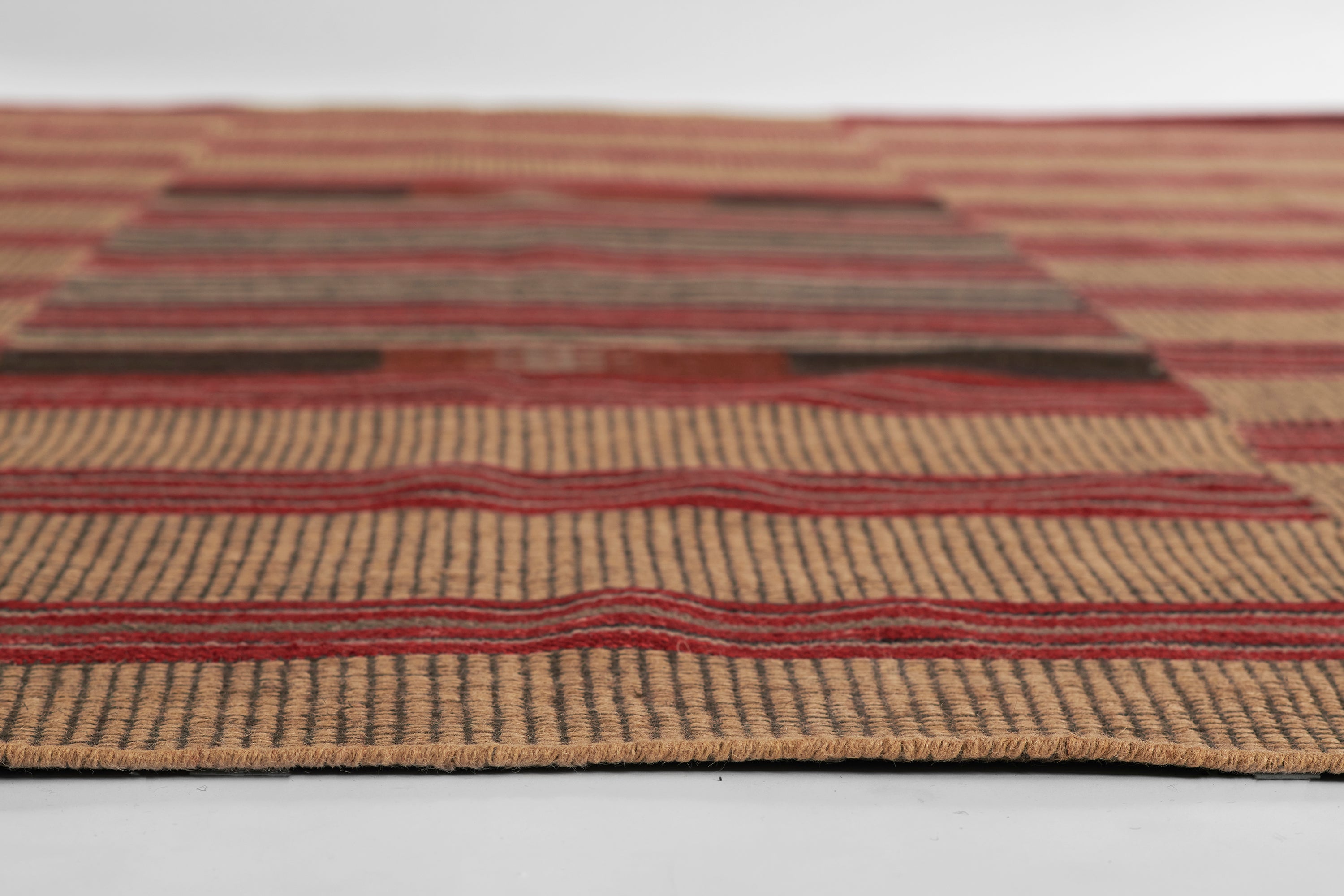 Alba Striped Hand Woven Rug RUGS - wool Momeni