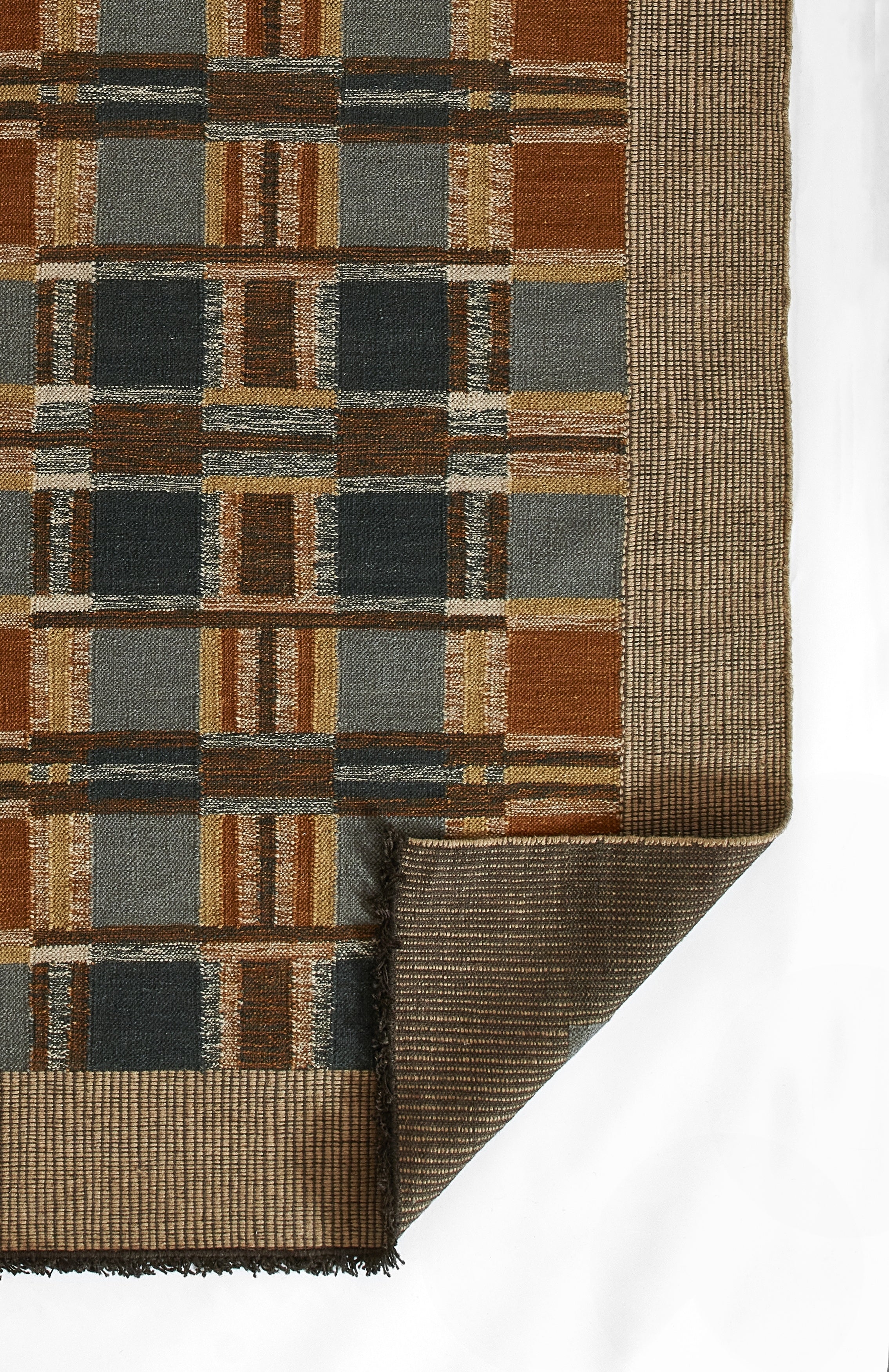 Alba Plaid Hand Woven Rug RUGS - wool Momeni