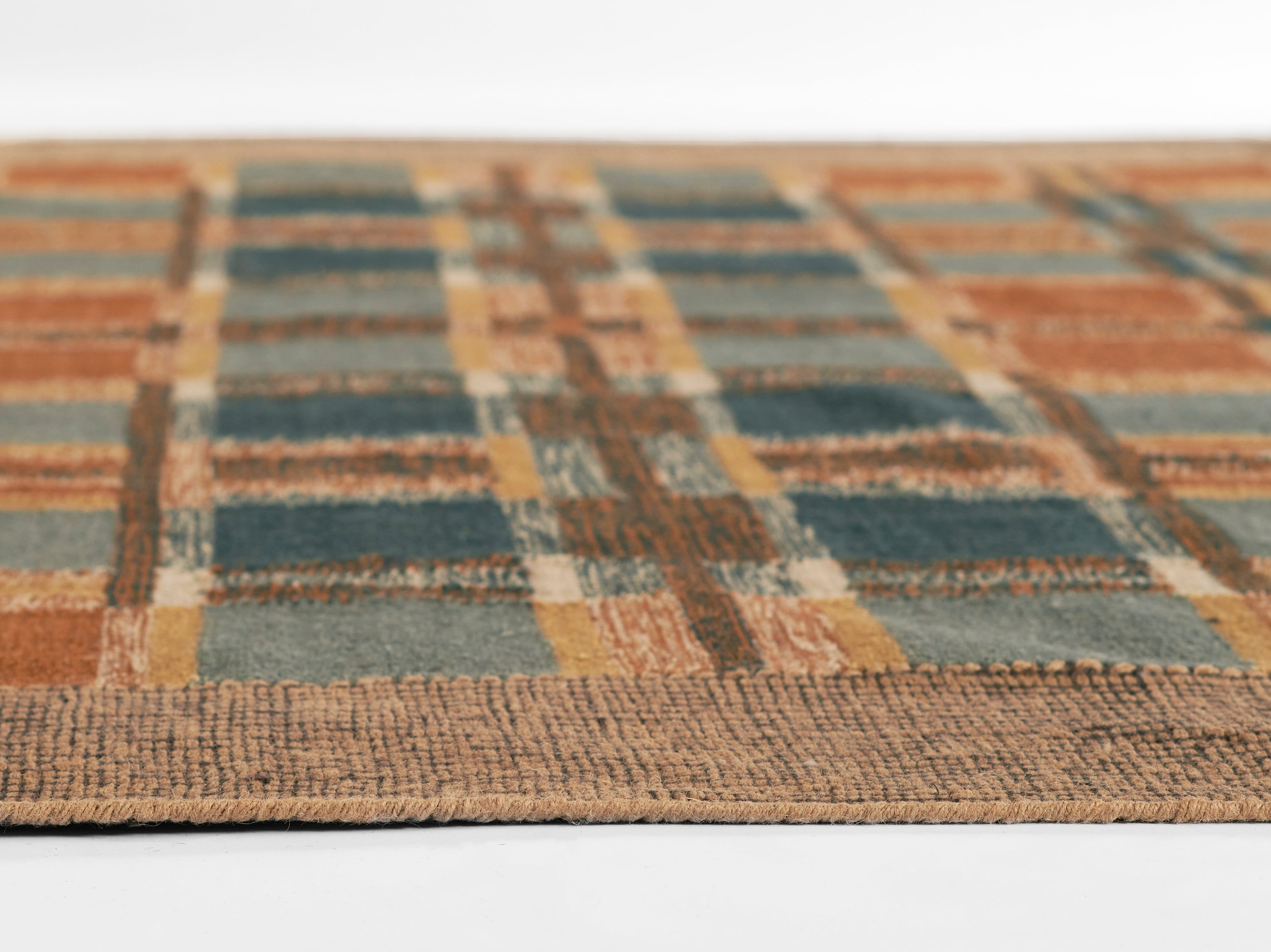 Alba Plaid Hand Woven Rug RUGS - wool Momeni