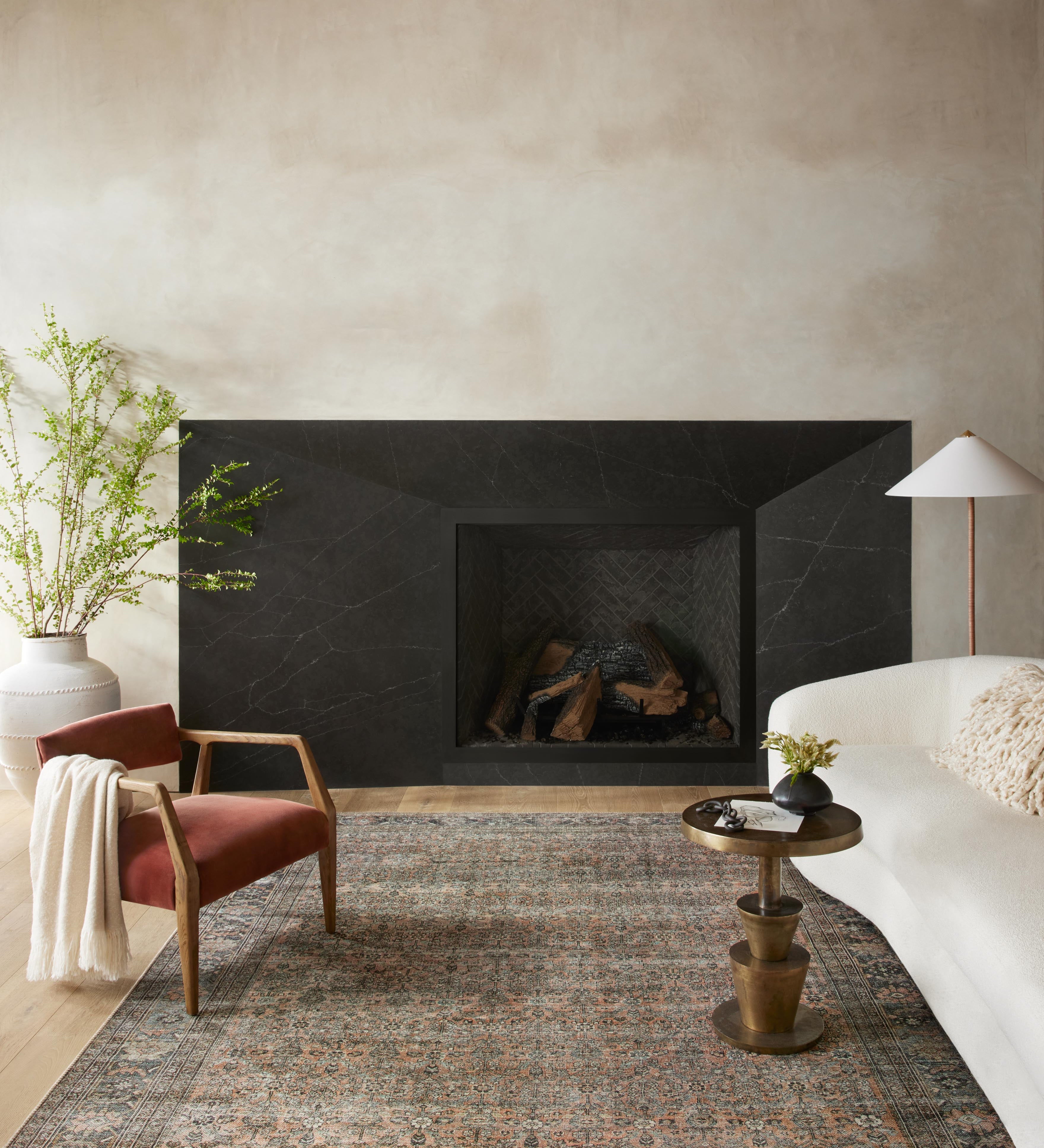 Loloi Adrian Terracotta / Multi Rug 0-RUGS-patterned Loloi