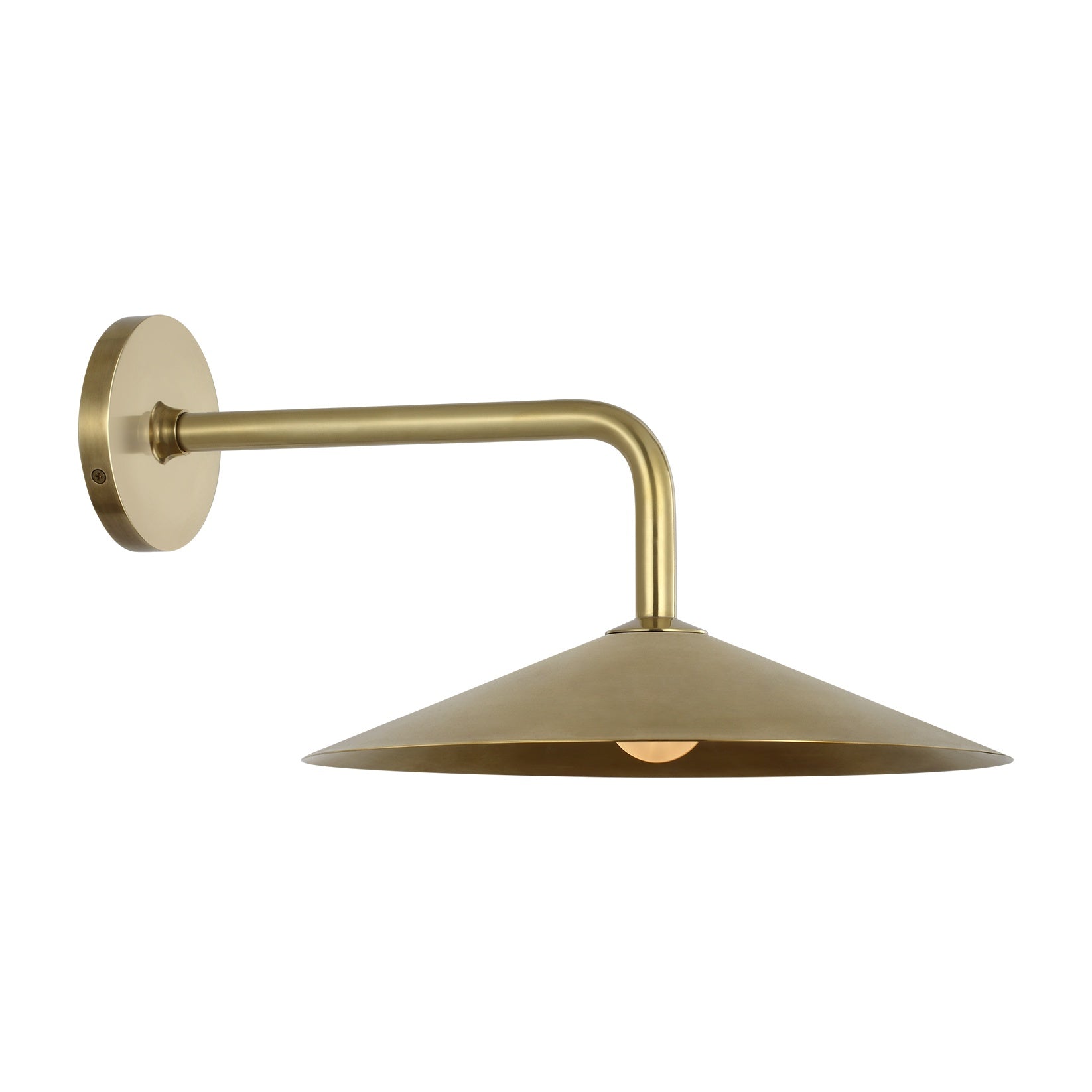 Ponce 9" Sconce LIGHTING - sconce Visual Comfort - Signature Hand-Rubbed Antique Brass Hand-Rubbed Antique Brass