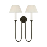 Ingela 24" Double Sconce LIGHTING - sconce Visual Comfort Modern Iron