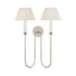 Ingela 24" Double Sconce LIGHTING - sconce Visual Comfort Polished Nickel