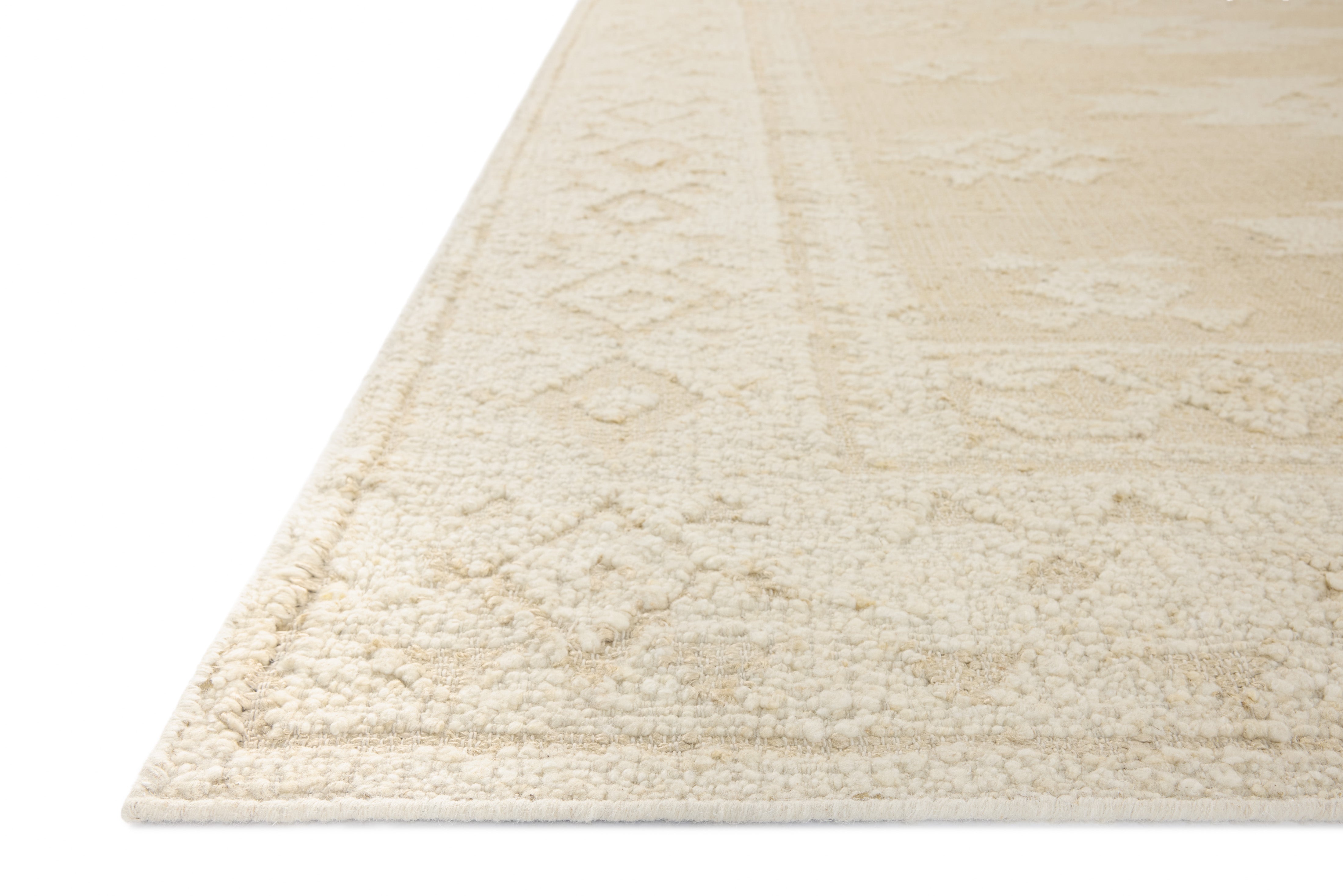Loloi Alara Ivory / Natural Rug No.2 RUGS - wool Loloi 18" x 18" sample