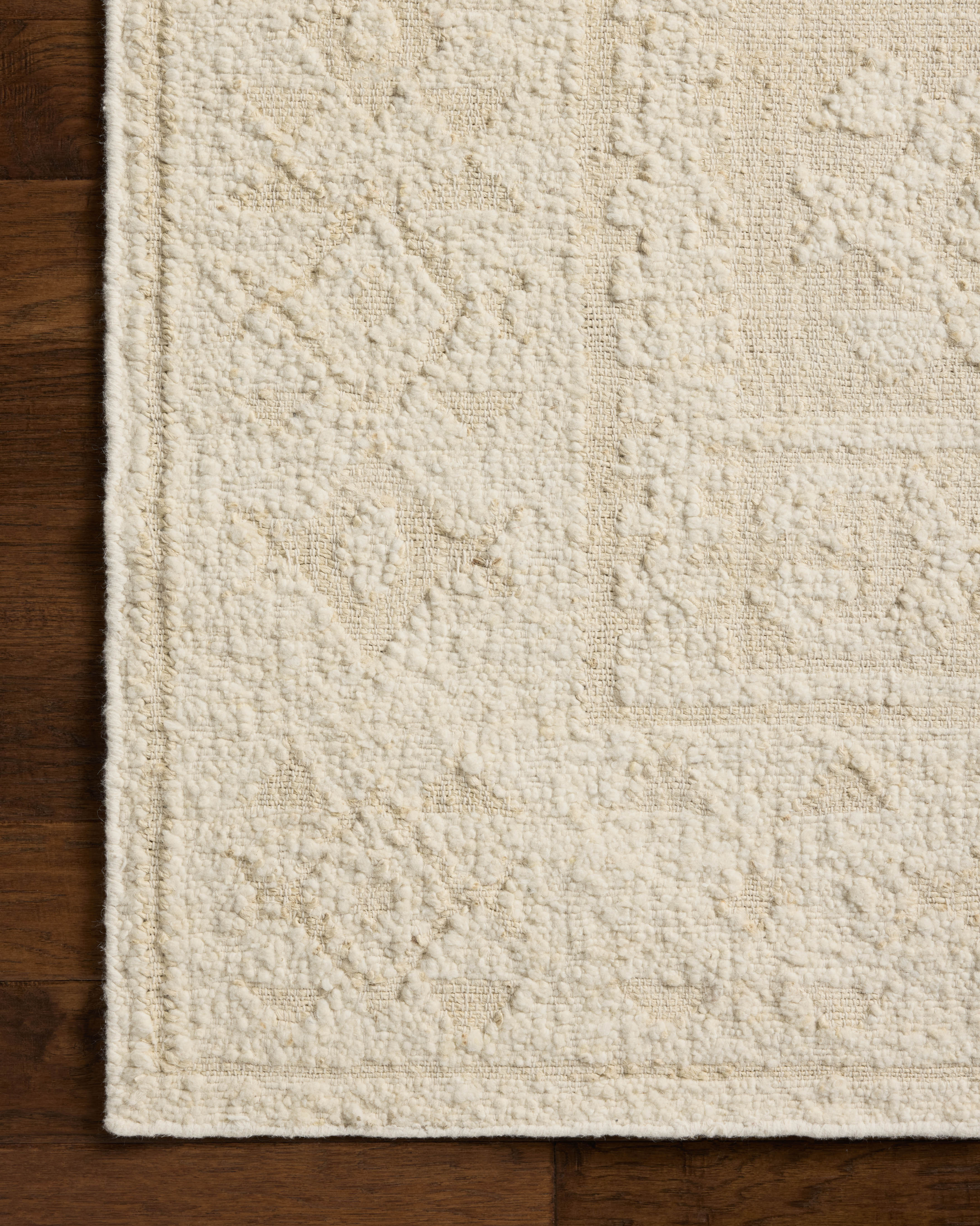 Loloi Alara Ivory / Natural Rug No.1 RUGS - wool Loloi 18" x 18" sample