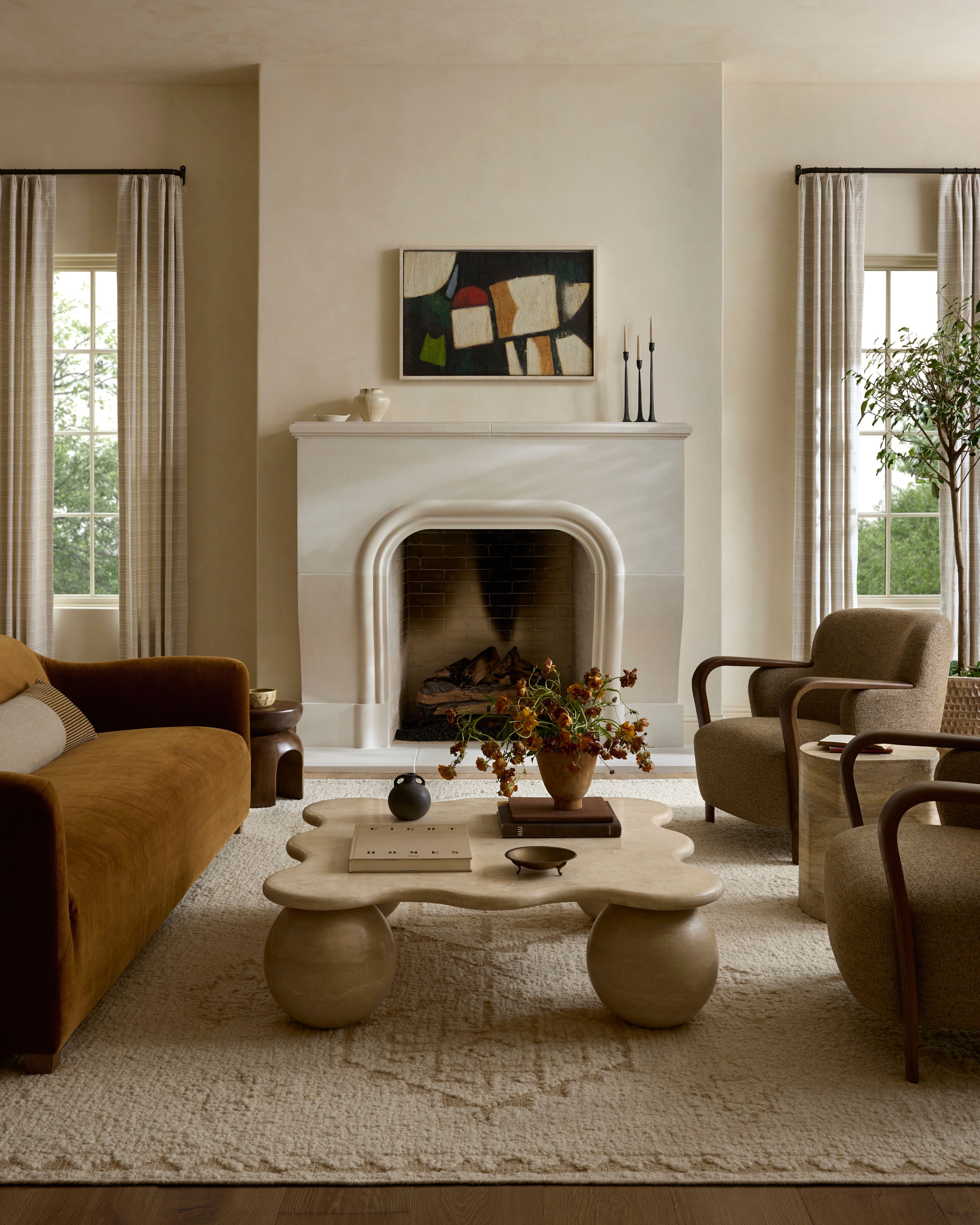 Loloi Alara Ivory / Natural Rug No.1 RUGS - wool Loloi 18" x 18" sample