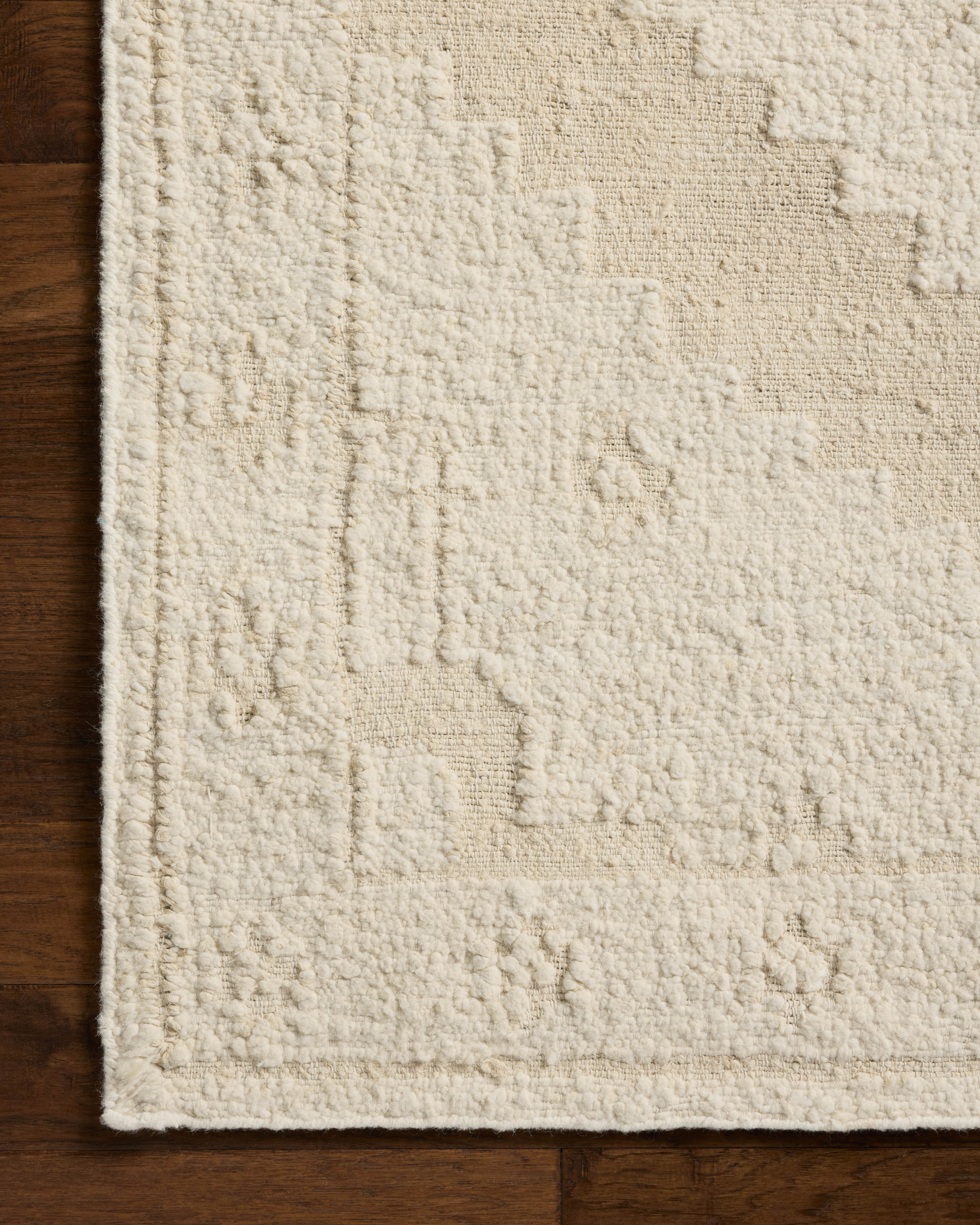 Loloi Alara Ivory / Natural Rug No.1 RUGS - wool Loloi 18" x 18" sample