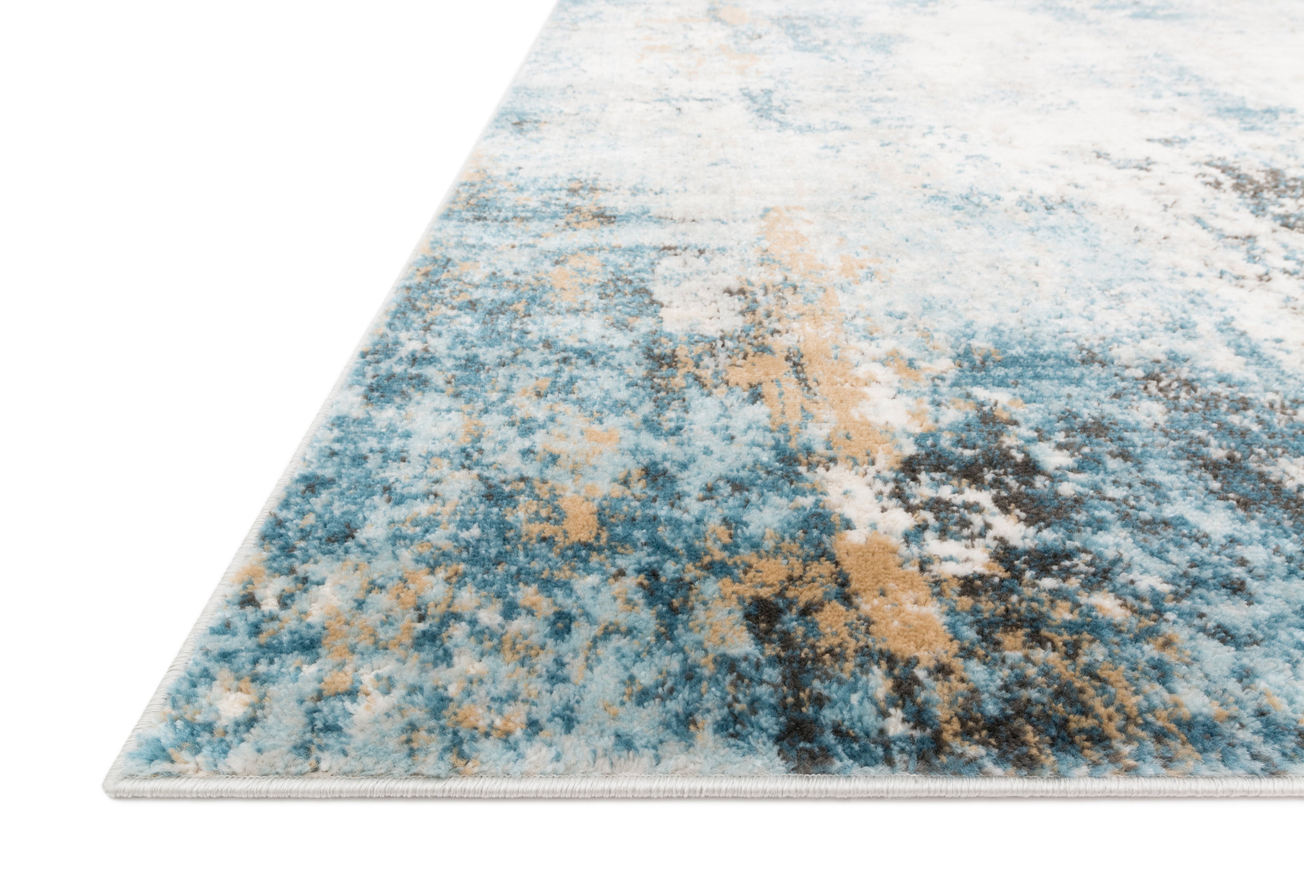 Loloi Alchemy Denim / Ivory Rug RUGS - synthetic Loloi