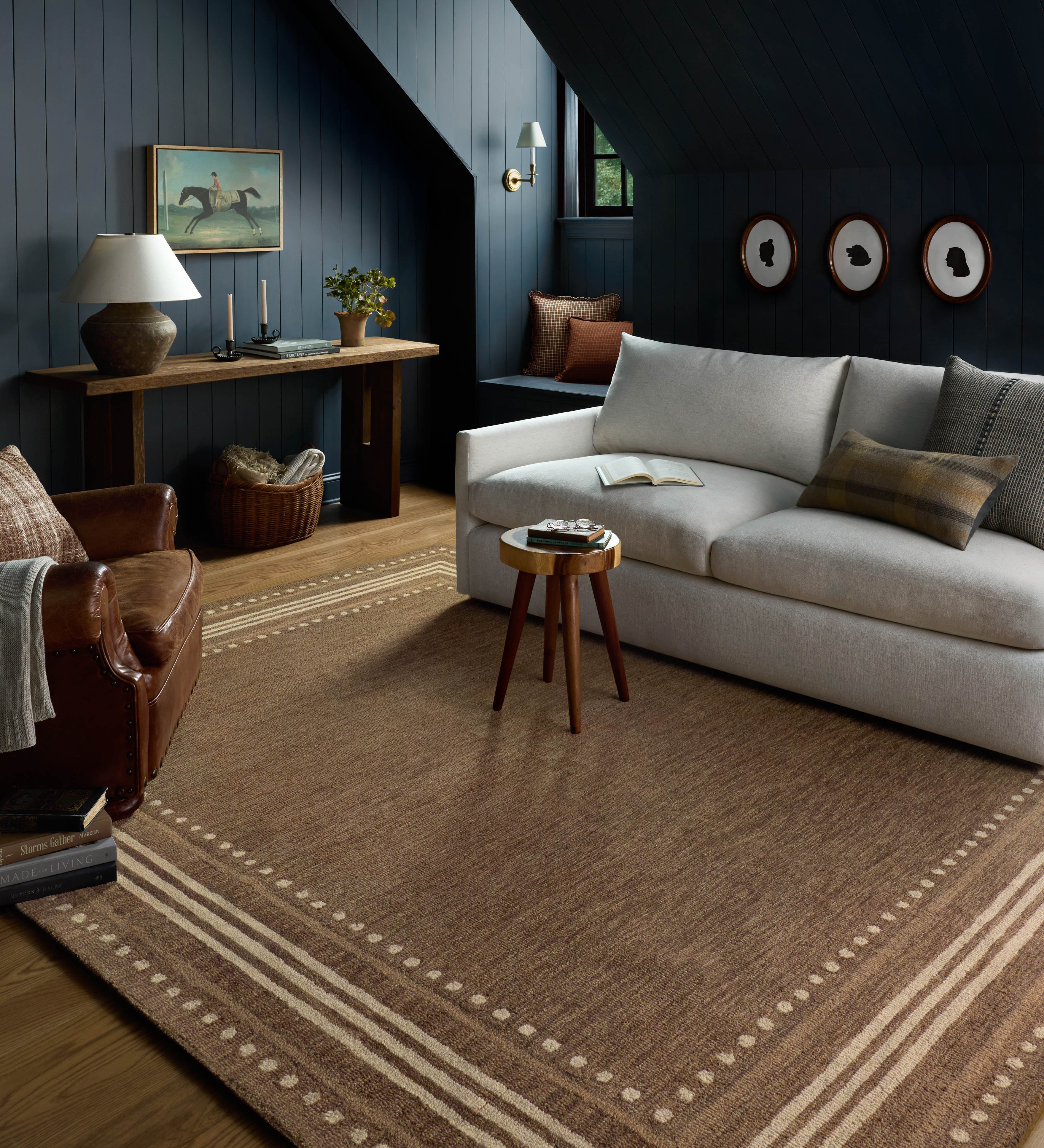 Chris Loves Julia x Loloi Alfie Bark / Natural Rug – view 2