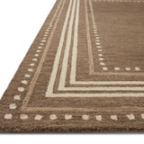 Chris Loves Julia x Loloi Alfie Bark / Natural Rug RUGS - wool Loloi