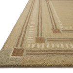 Chris Loves Julia x Loloi Alfie Green / Natural Rug RUGS - wool Loloi