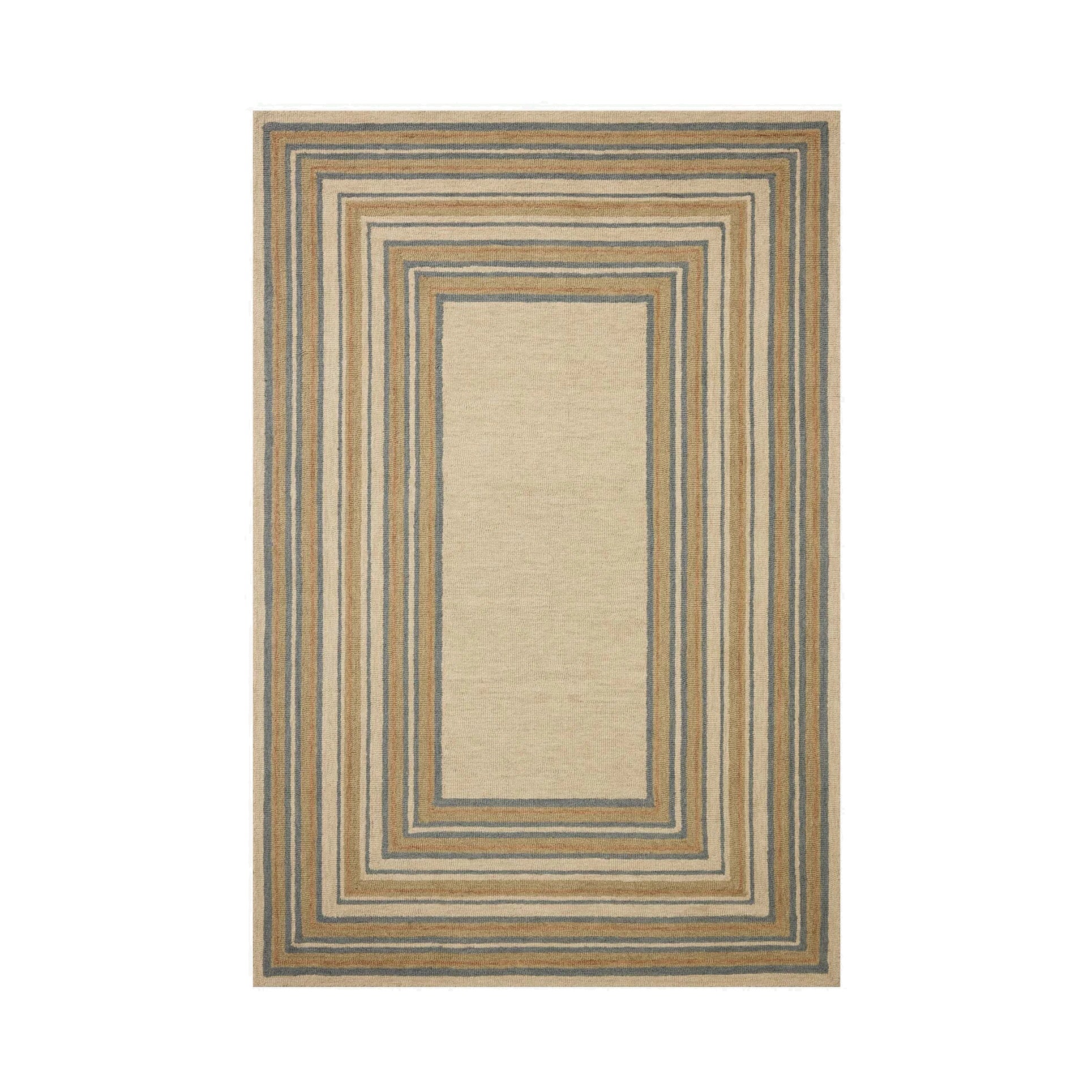 Chris Loves Julia x Loloi Alfie Natural / Multi Rug