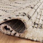 Chris Loves Julia x Loloi Alice Cream / Charcoal Rug No.1 RUGS - synthetic Loloi