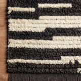 Chris Loves Julia x Loloi Alice Cream / Charcoal Stripes Rug