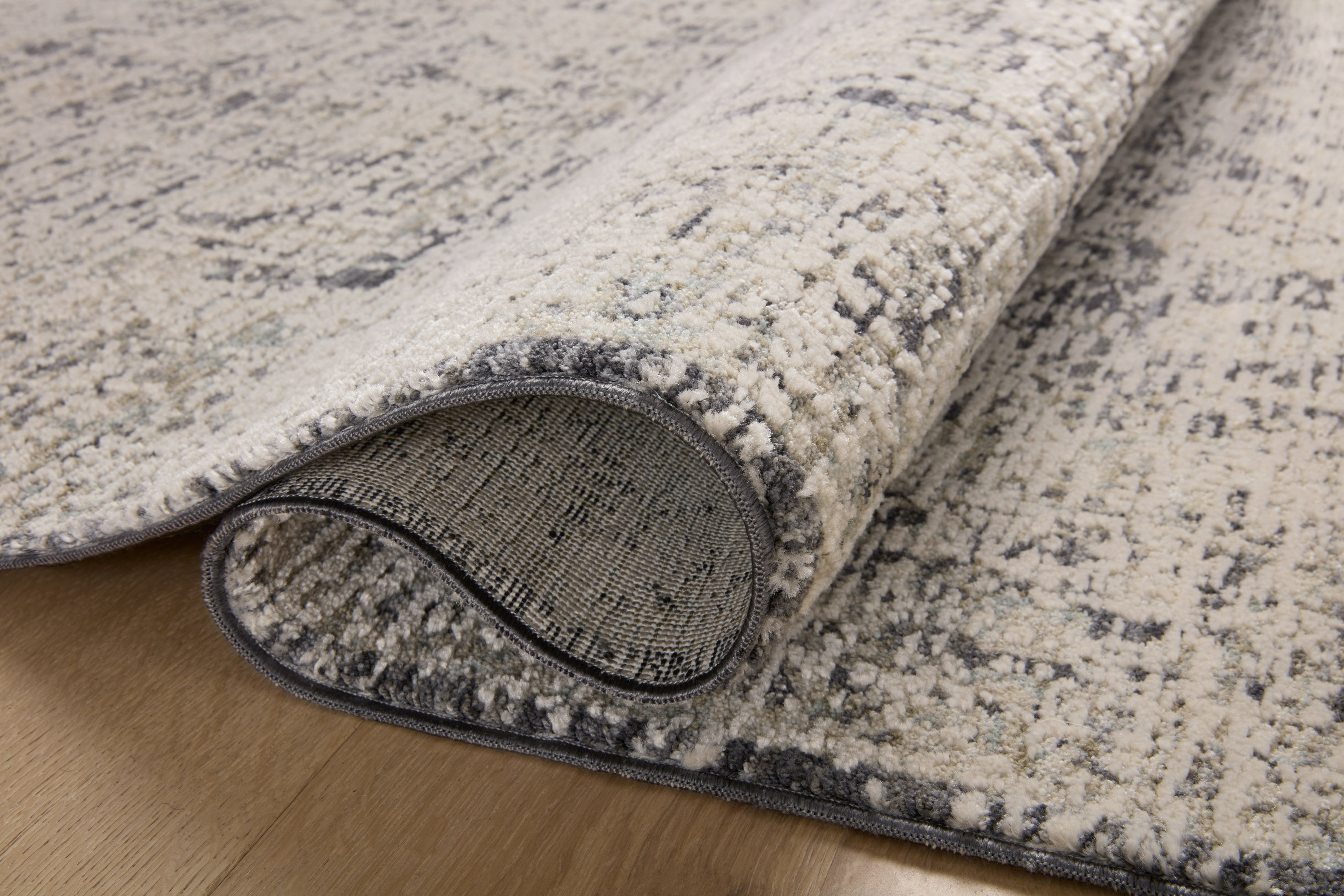 Amber Lewis x Loloi Alie Charcoal / Beige 0-patterned rugs Loloi