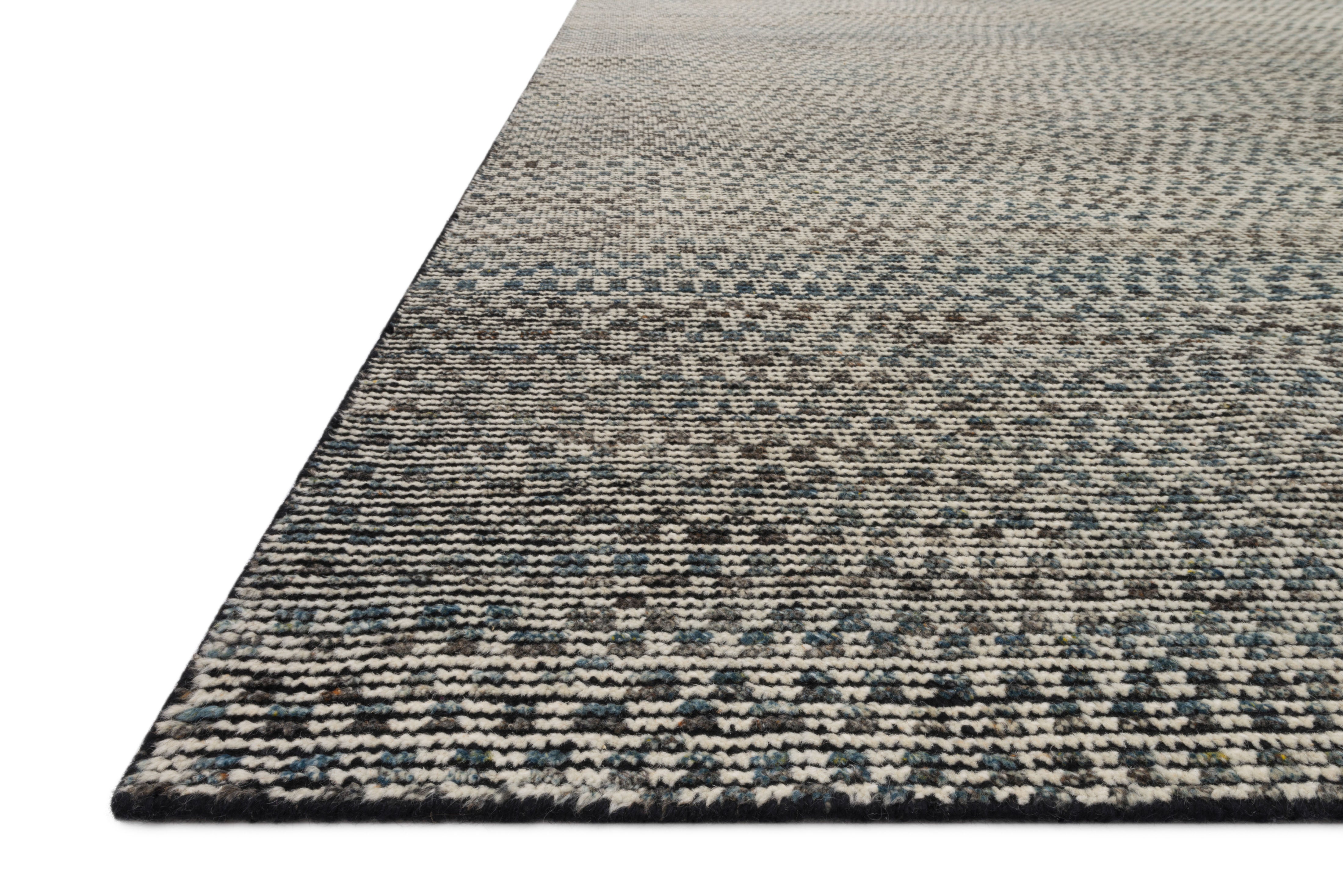 Loloi Amara Natural / Slate Rug RUGS - wool Loloi