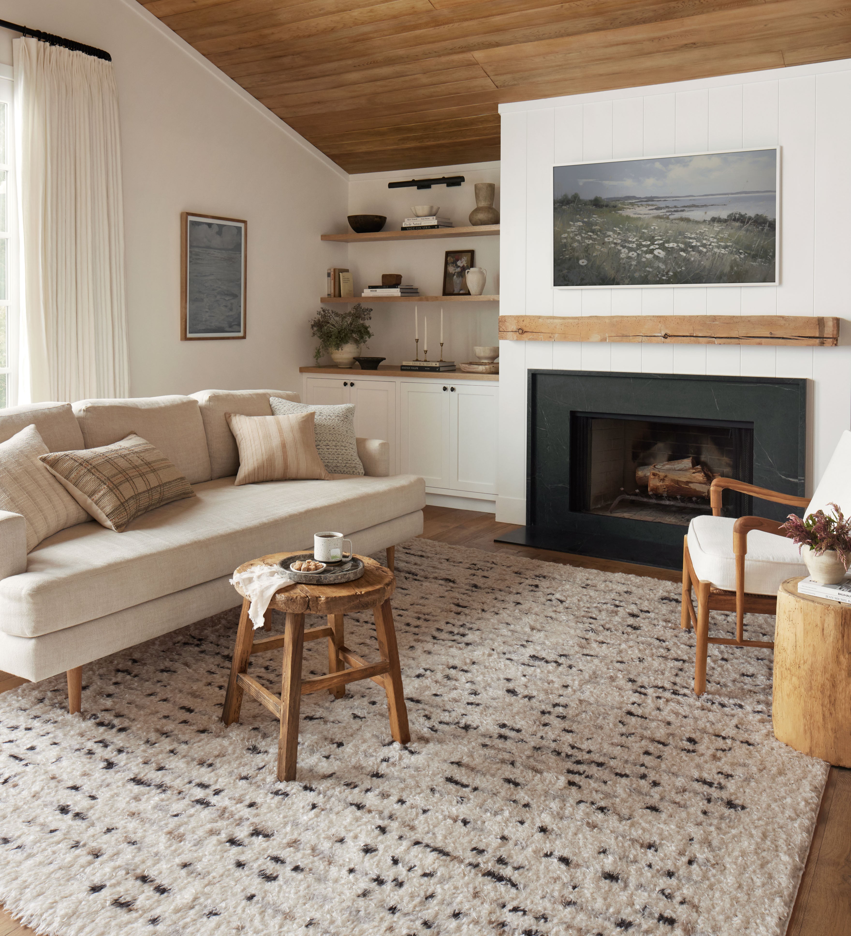 Angela Rose x Loloi Amira Ivory / Multi Rug 0-RUGS-patterned Loloi
